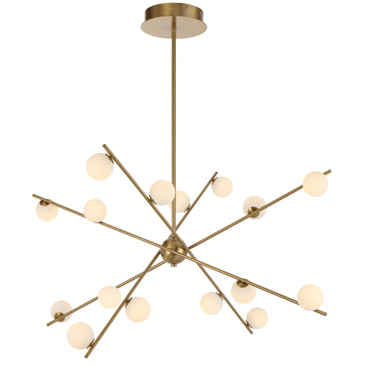 CAPTIVA 16 LIGHT PENDANT Antique Gold Pendant