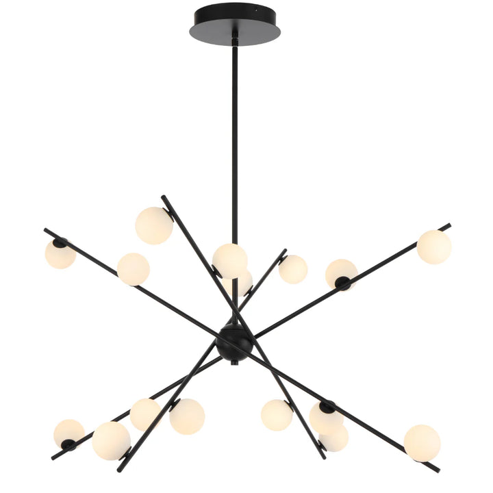 CAPTIVA 16 LIGHT PENDANT Black Pendant