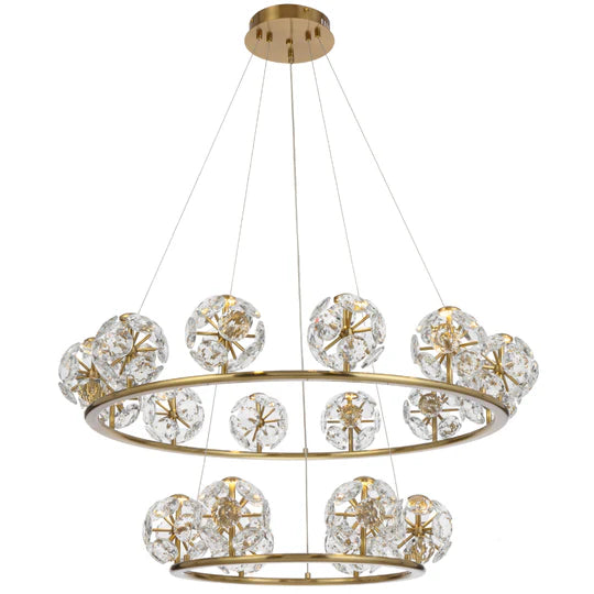 TELBIX CATANIA 18 LIGHT PENDANT/ CRYSTAL PENDANT