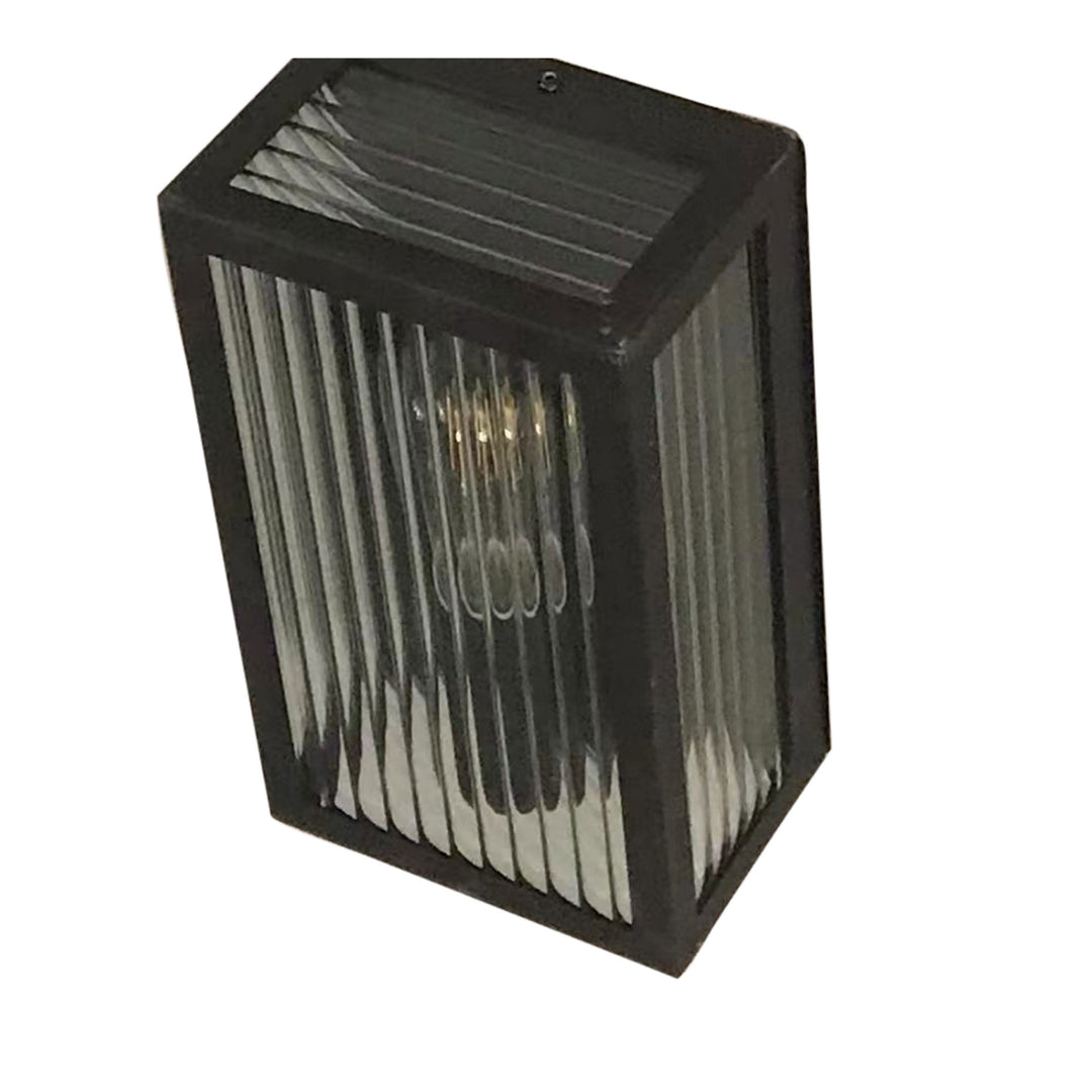 CHICAGO 1 Light Reeded glass outdoor wall light