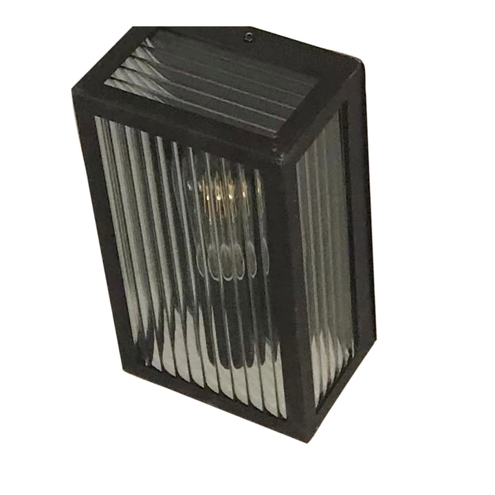 CHICAGO 1 Light Reeded glass outdoor wall light