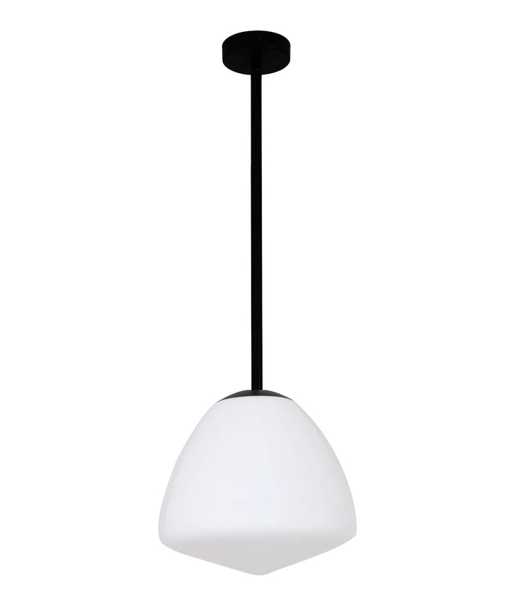 CIOTOLA: Interior Tipped Small/Medium/Large Dome Frosted Glass Pendant Lights