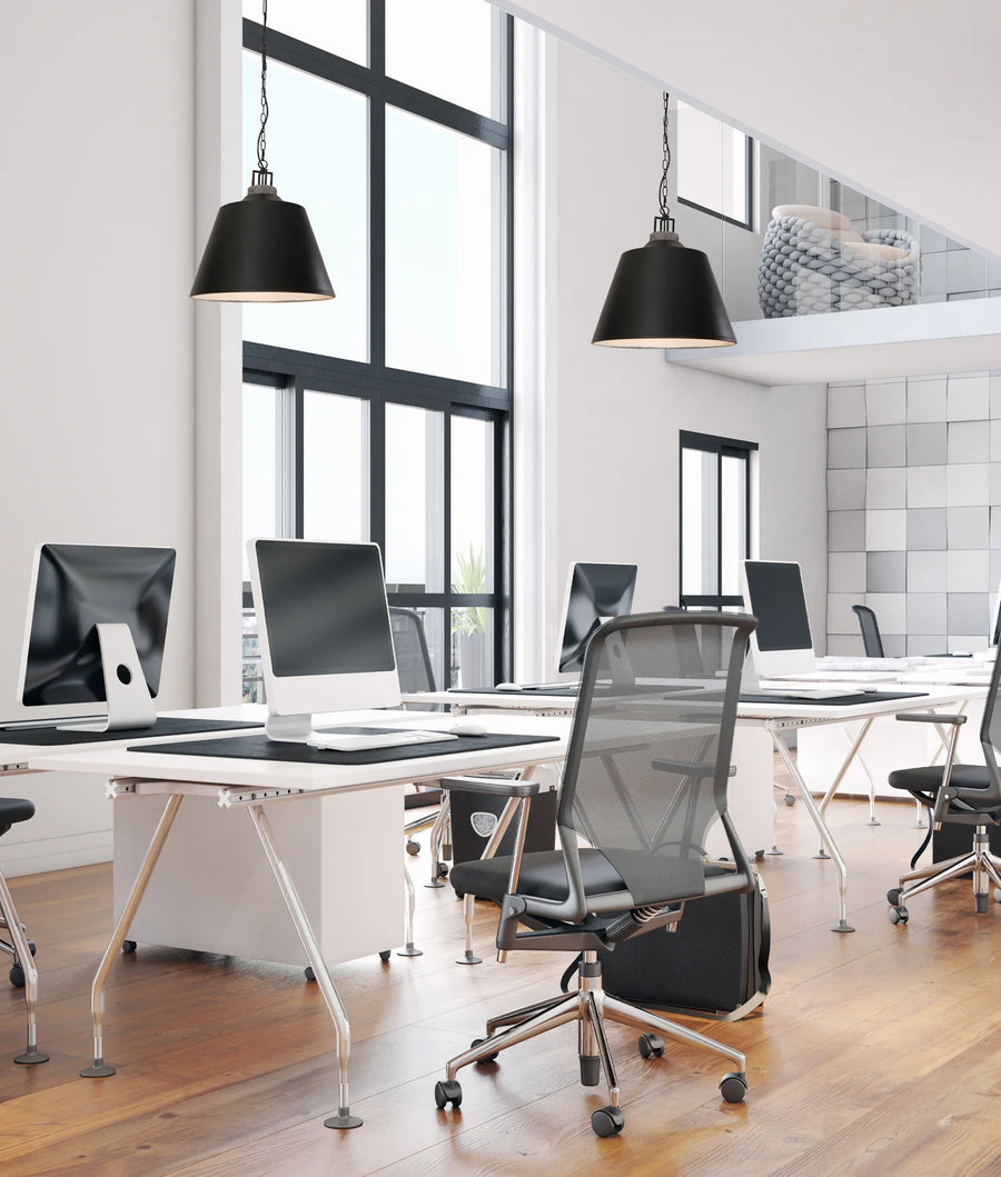 CLOCHE: Interior Metal Shade with Travertine Highlight Bell Shape Pendant Lights pendant