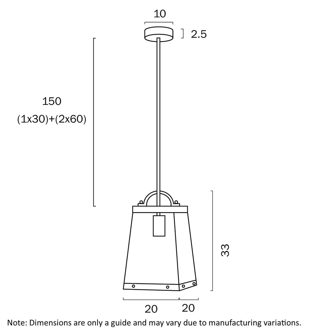 TELBIX COLAIR 1 LIGHT SOLID BRASS