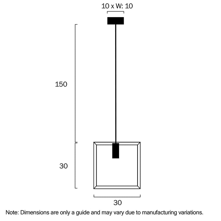 TELBIX COLLINS 1 LIGHT PENDANT