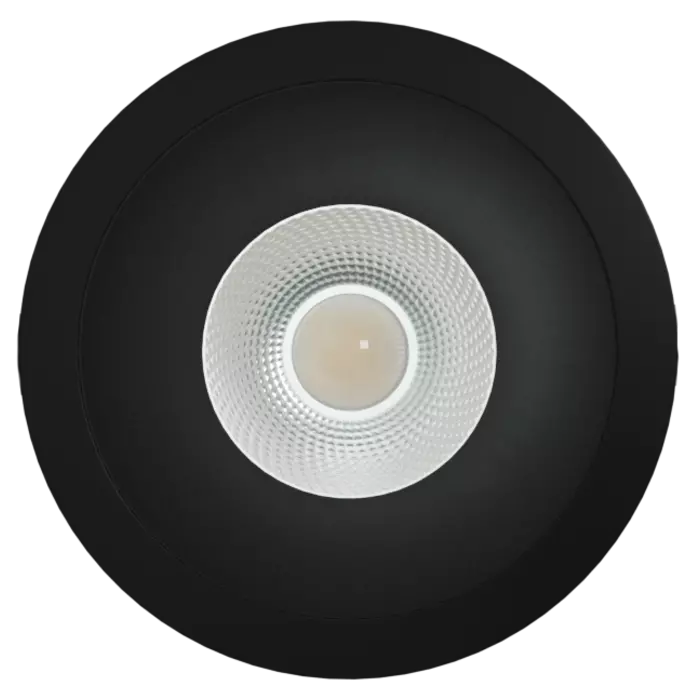 COOLUM PLUS S9069/TC - 12W Black Downlight