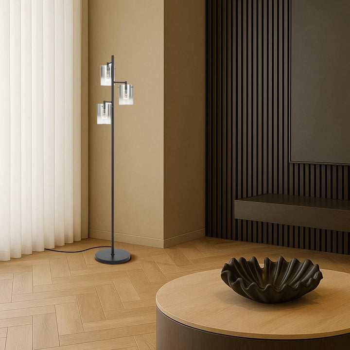 CREVIL 3 LIGHT FLOOR LAMP Floor Lamp