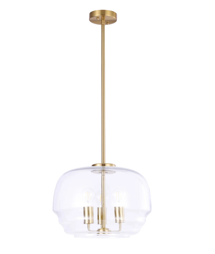 CUAD: Interior Clear Wine Glass Shape Glass Shade Pendant Light Pendant