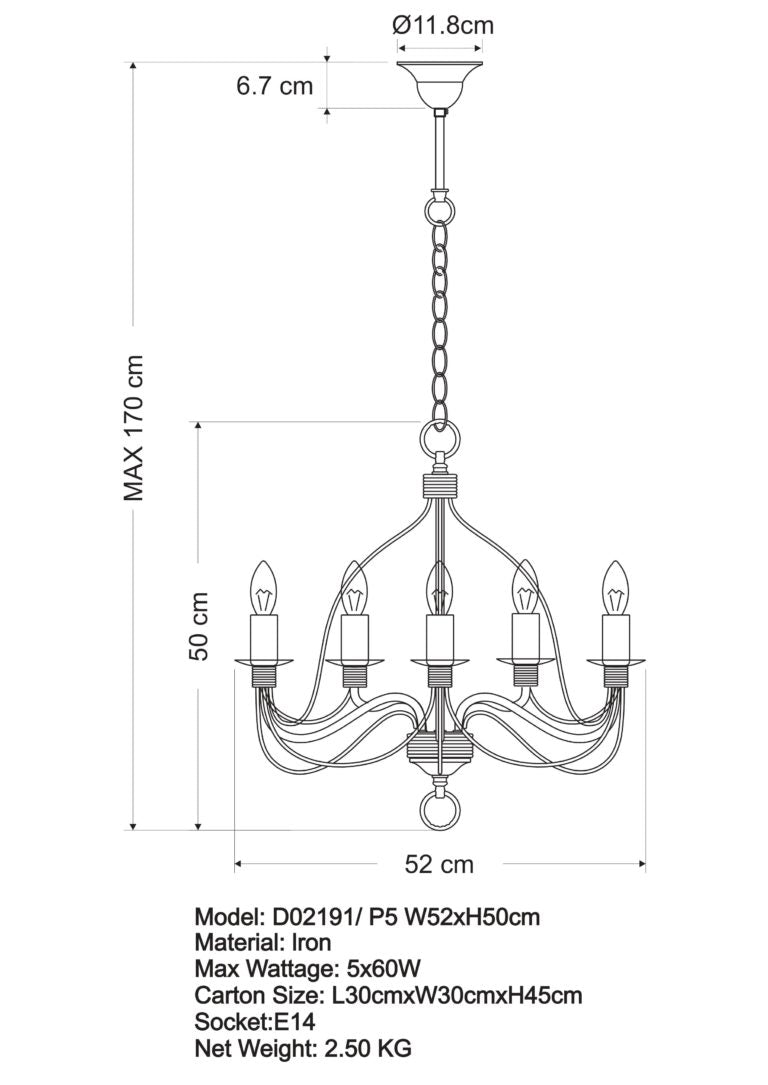 CANDICE D02191 P5 Pendant