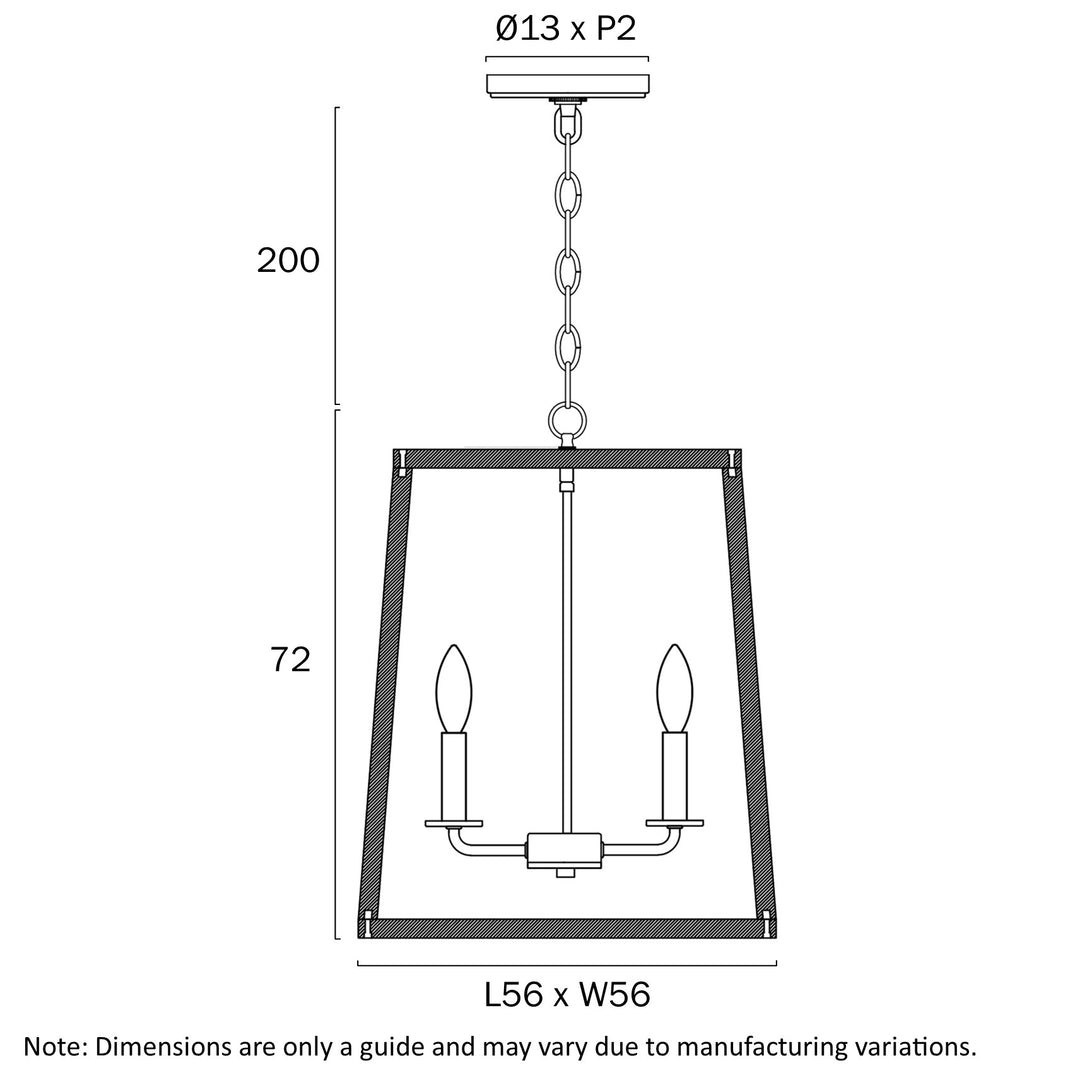 DALTON 6 LIGHT PENDANT