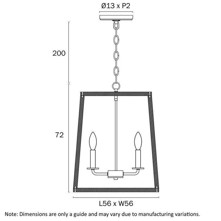 DALTON 6 LIGHT PENDANT