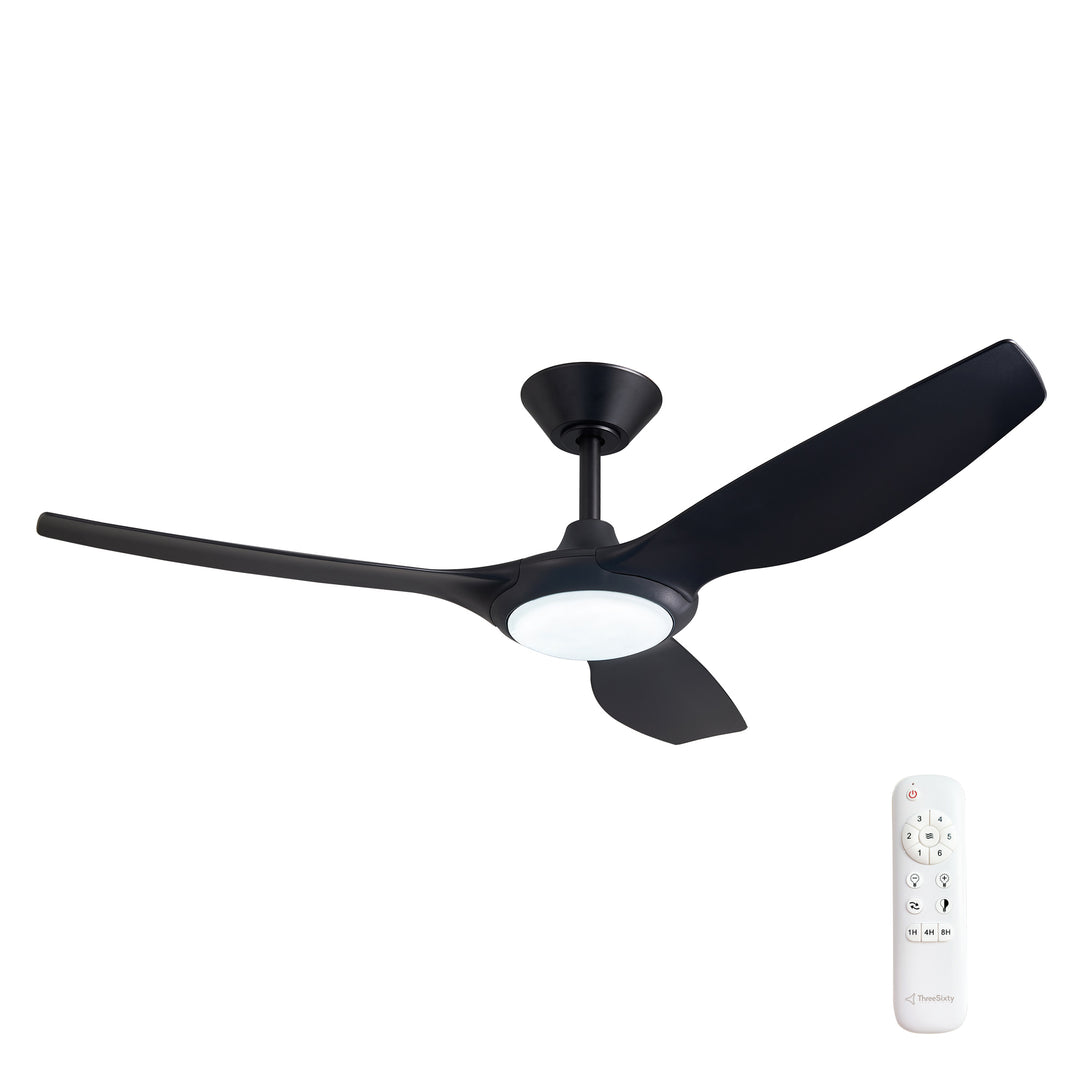 ThreeSixty Delta DC Ceiling Fans with light