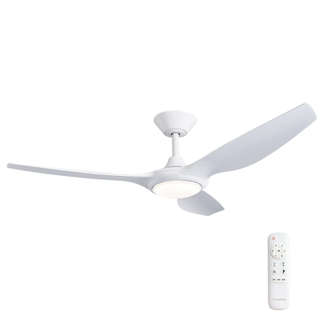 ThreeSixty Delta DC Ceiling Fans with light