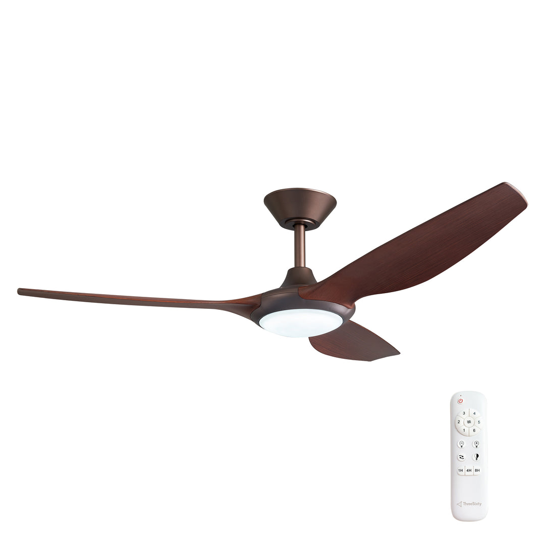 ThreeSixty Delta DC Ceiling Fans with light