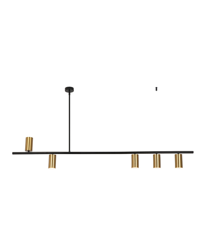 DELCO 5 LIGHT PENDANT Gold Pendant