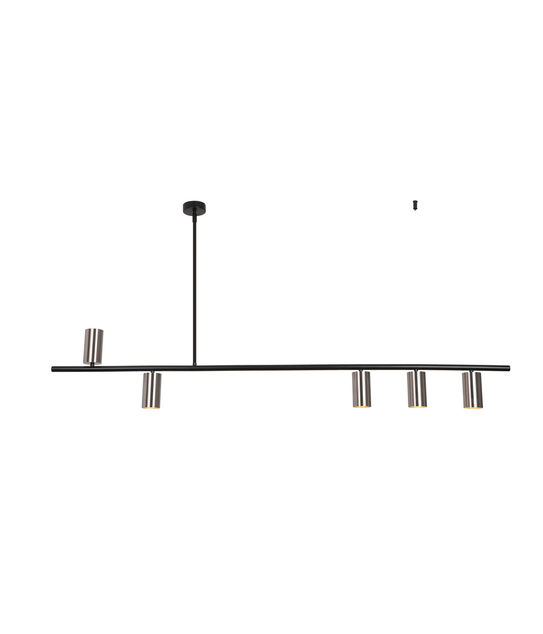 DELCO 5 LIGHT PENDANT Nickel Pendant