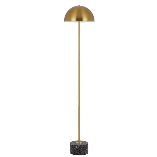 TELBIX DOMEZ FLOOR LAMP BLACK TERRAZZO Floor Lamp
