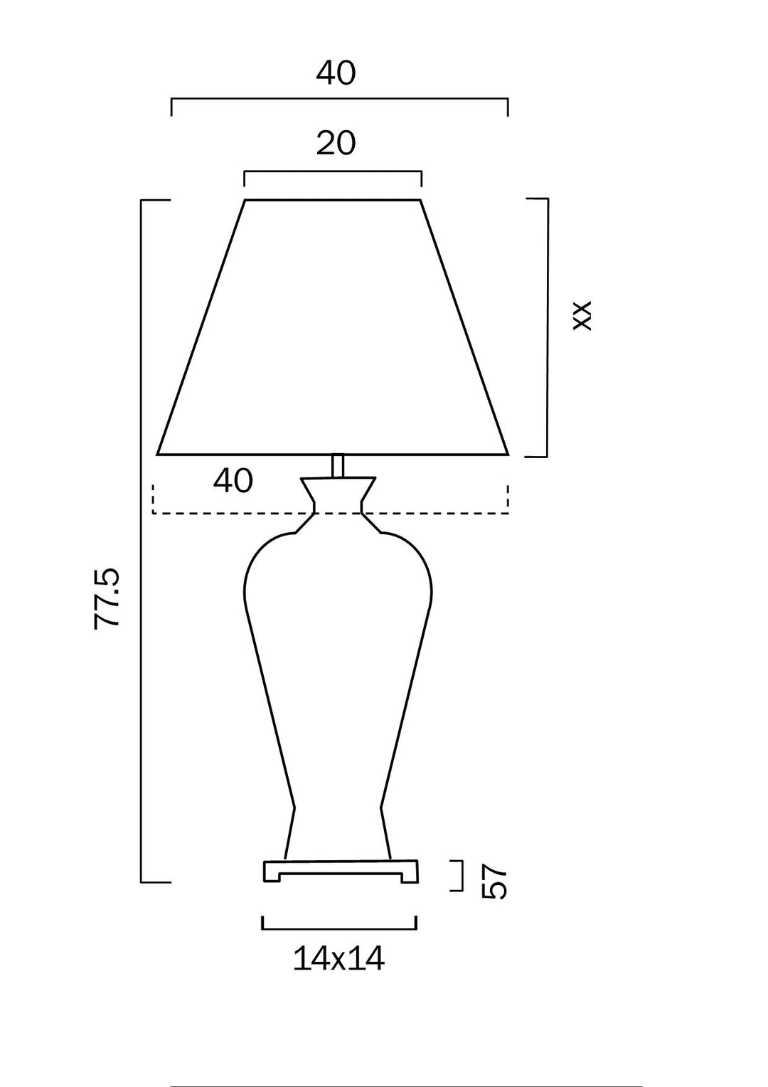 TELBIX DONO 40 TABLE LAMP