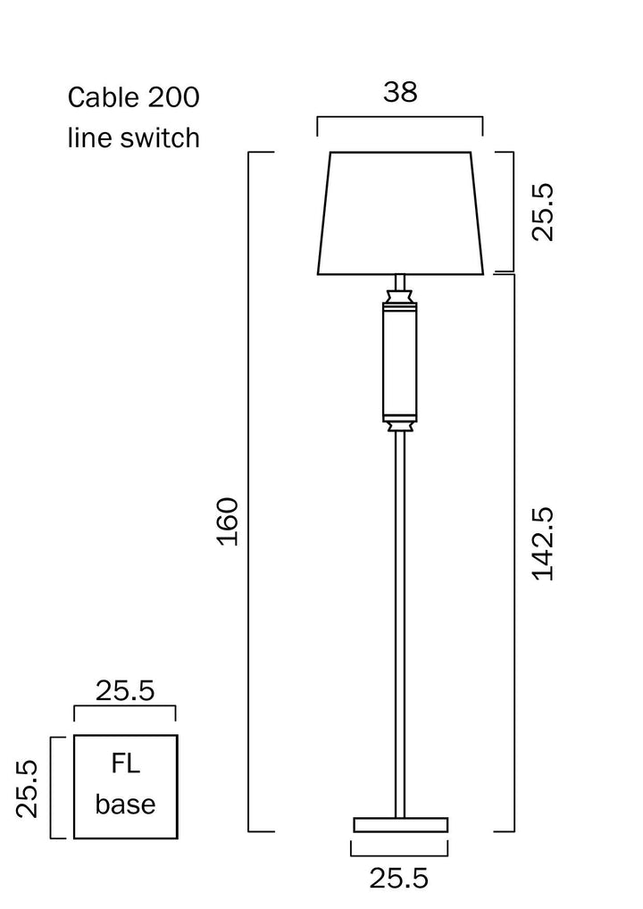 TELBIX DORCEL FLOORLAMP