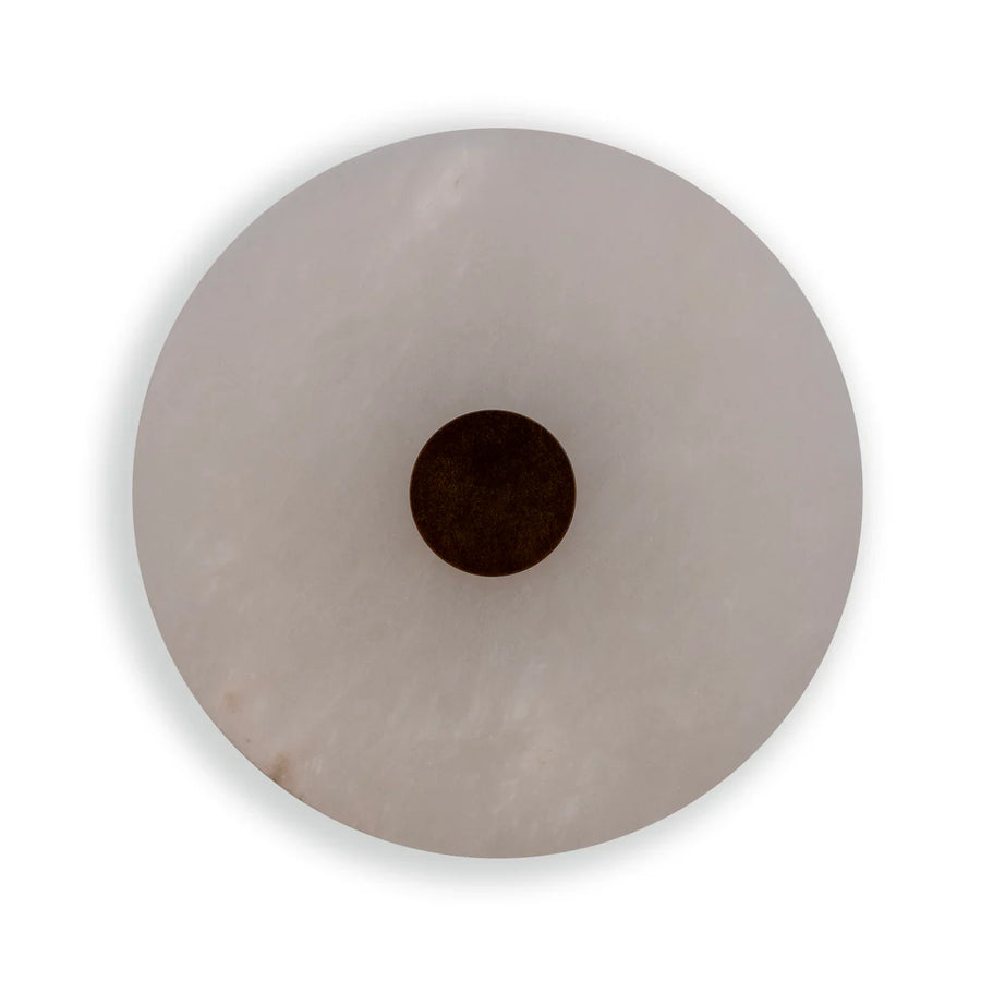 Vero LED Wall Light Antique Brass Wall light