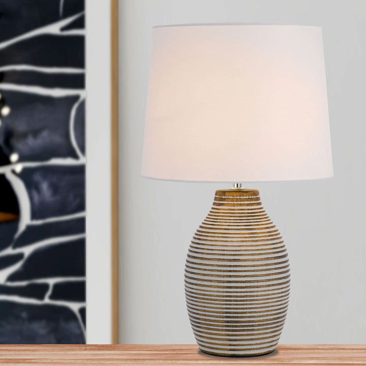 TELBIX EARTH CERAMIC TABLE LAMP