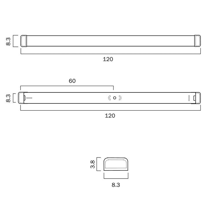 TELBIX EDGE 60 20W LED BATTEN - 3CCT