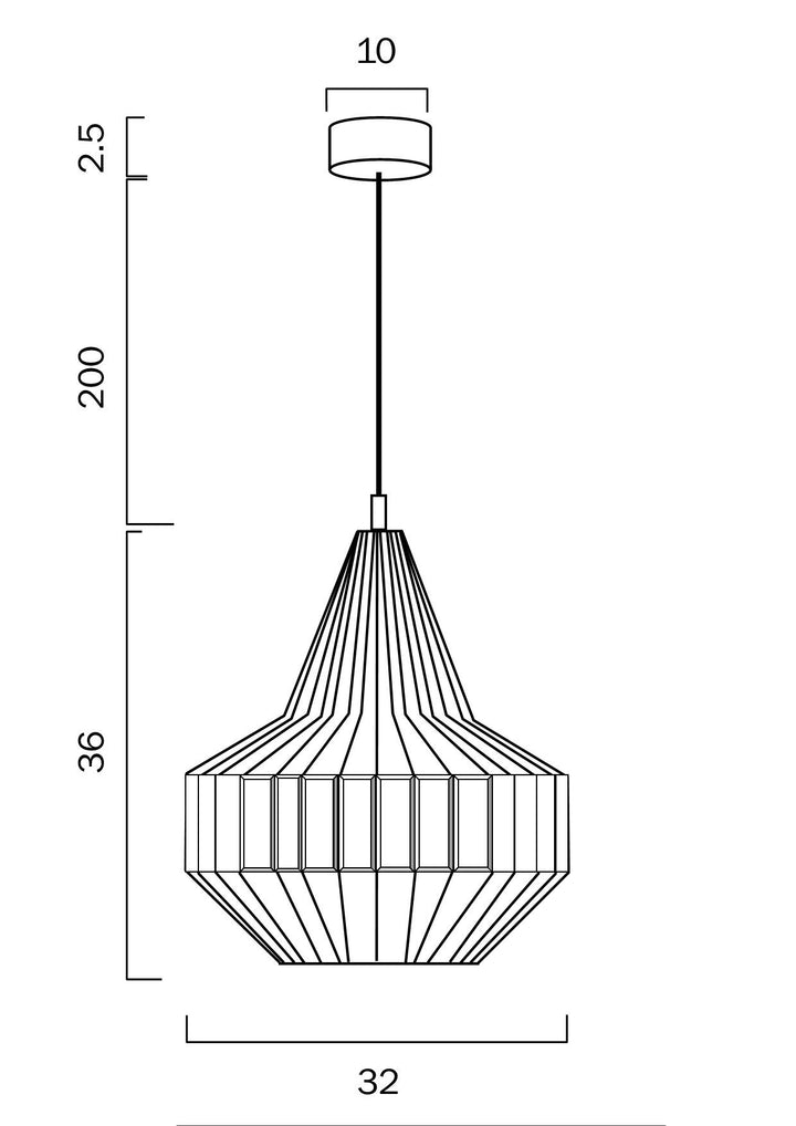 TELBIX ELMAS 32 PENDANT