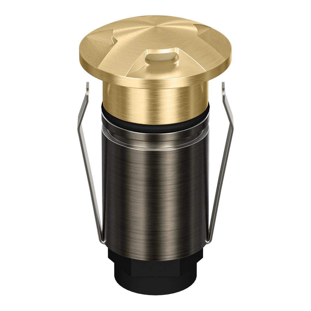 EMIT 25 Inground light 3 Way Brushed Brass INGROUND LIGHT
