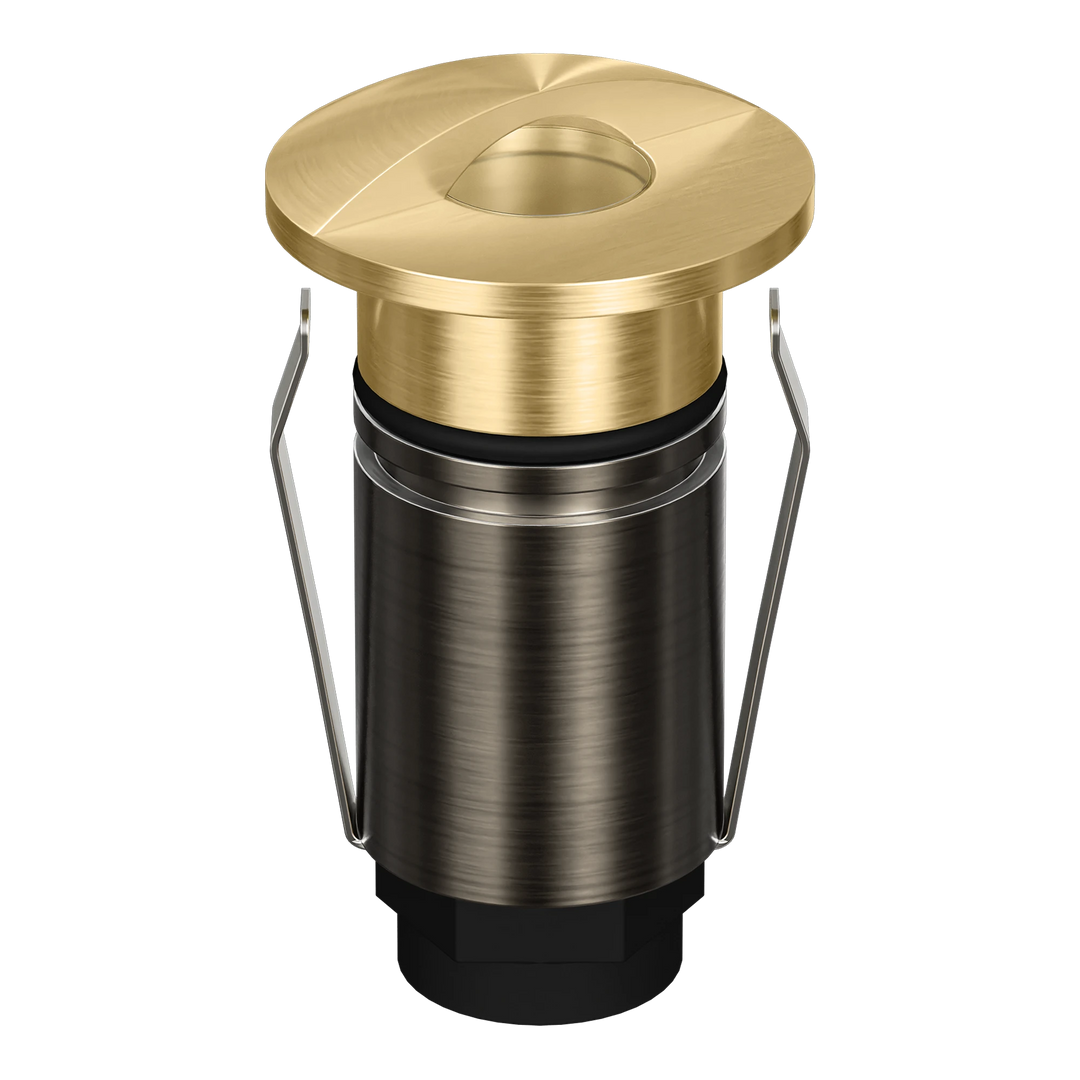 EMIT 25 Inground light Eyelid Brushed Brass INGROUND LIGHT