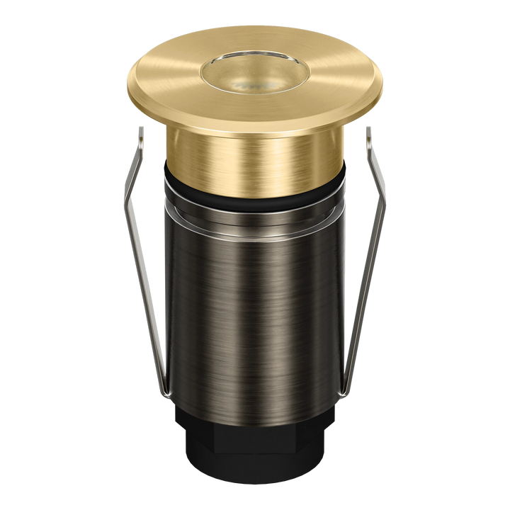 EMIT 25 Inground light Round Open Brushed Brass INGROUND LIGHT