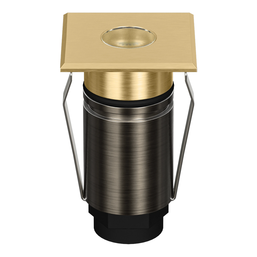 EMIT 25 Inground light Square Open Brushed Brass INGROUND LIGHT