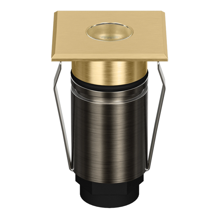 EMIT 25 Inground light Square Open Brushed Brass INGROUND LIGHT
