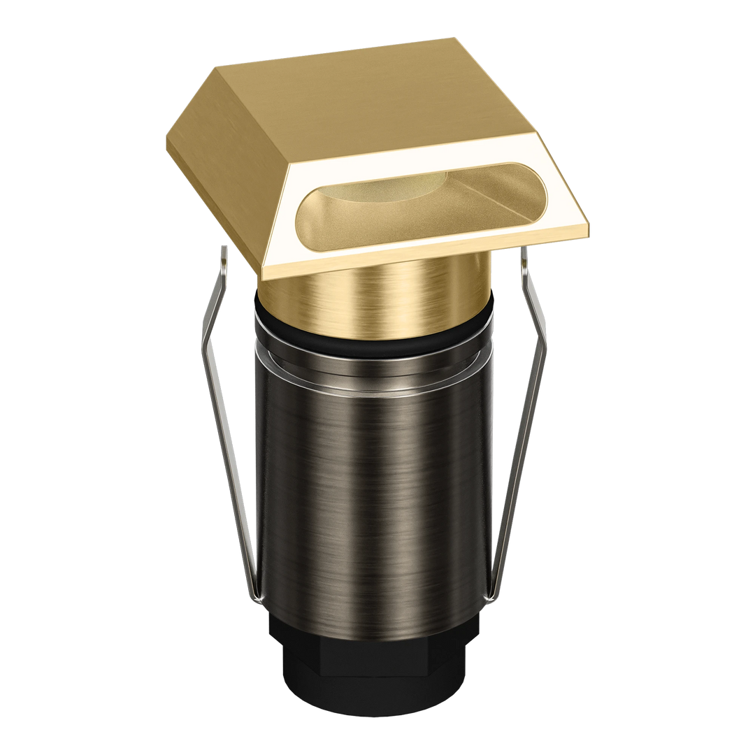 EMIT 25 Inground light Square SLOT Brushed Brass INGROUND LIGHT