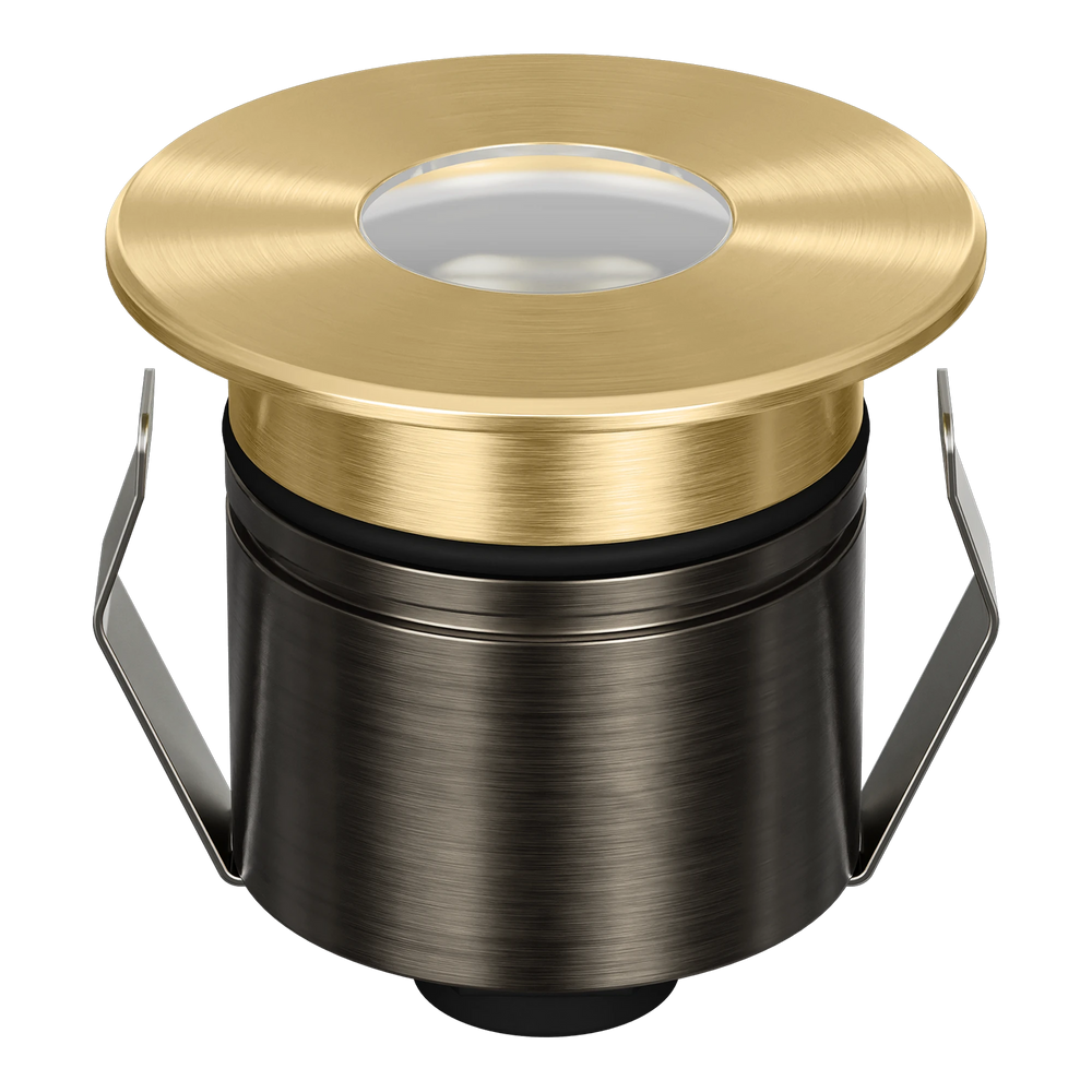 EMIT 55 Inground light Round Open Brushed Brass INGROUND LIGHT