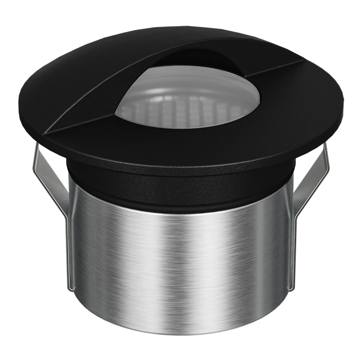 EMIT-85-EYE Eyelid Tri-Colour/RGBW Inground & Deck Light Black INGROUND LIGHT