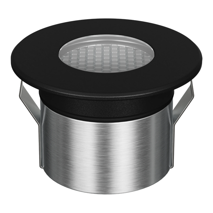 EMIT-85-RO Round Open Tri-Colour/RGBW Inground & Deck Light Black INGROUND LIGHT