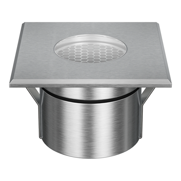 EMIT-85-SO Square Open Tri-Colour/RGBW Inground & Deck Light Stainless Steel INGROUND LIGHT
