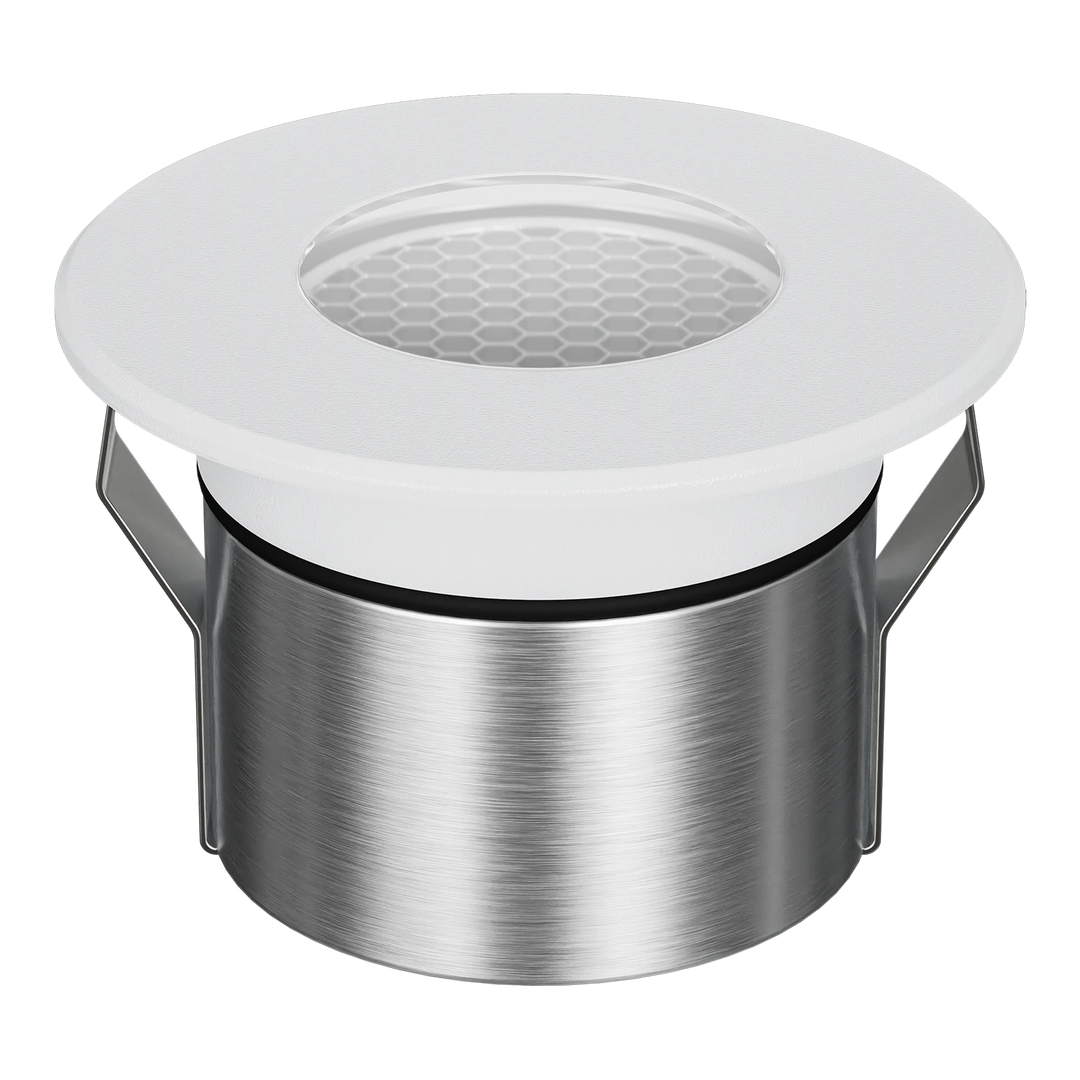 EMIT-85-RO Round Open Tri-Colour/RGBW Inground & Deck Light White INGROUND LIGHT