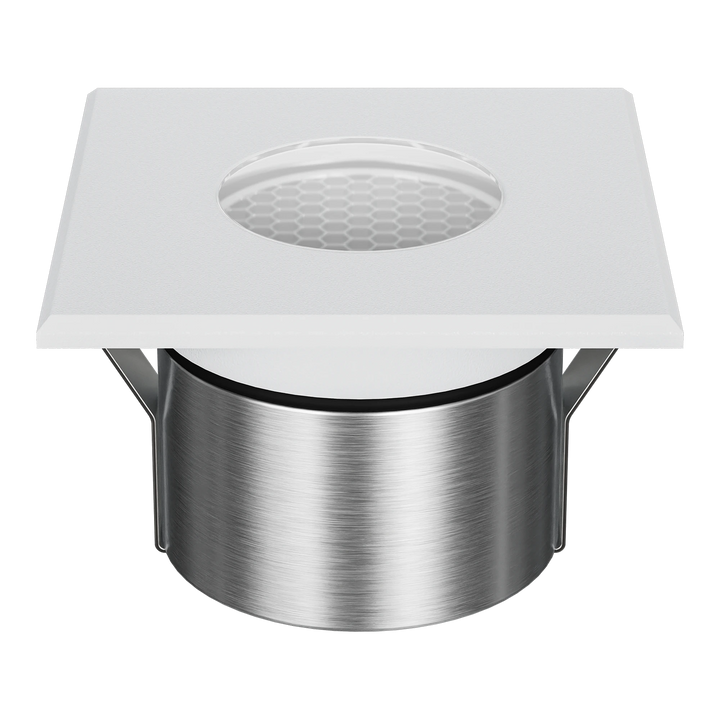 EMIT-85-SO Square Open Tri-Colour/RGBW Inground & Deck Light White INGROUND LIGHT