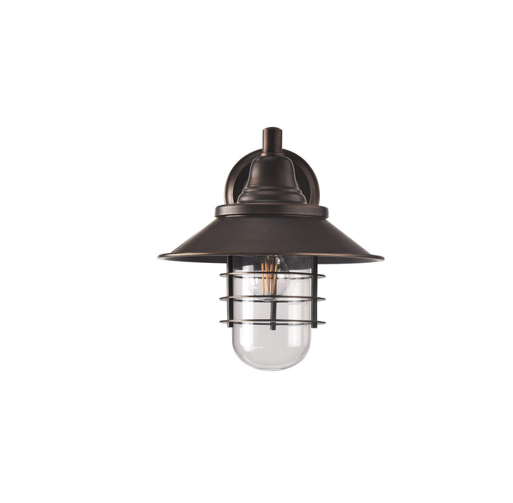 EPPING BRASS-GLASS EXTERIOR FORGED Bronze WALL LIGHT