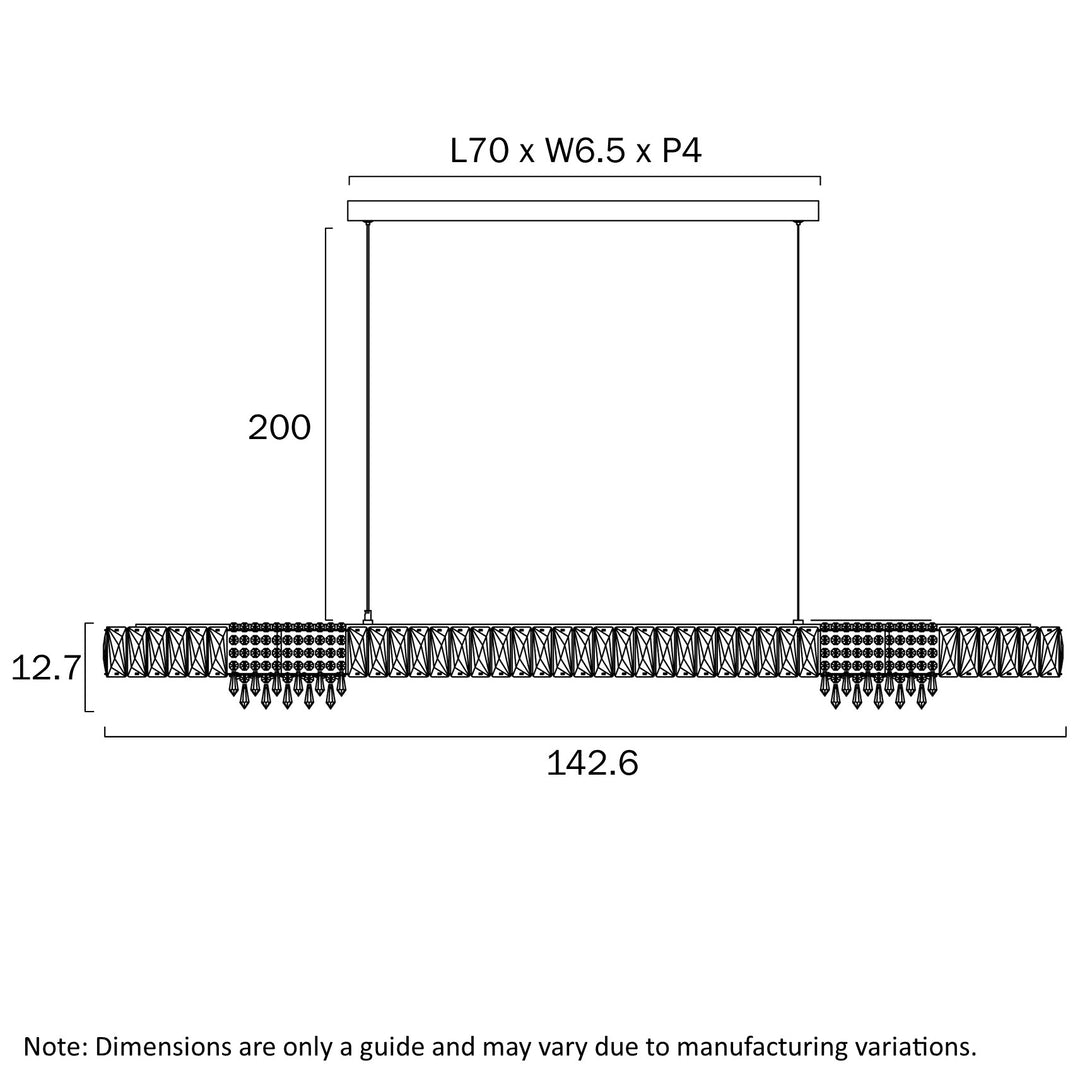 ERIKA LINEAR PENDANT LIGHT Pendant