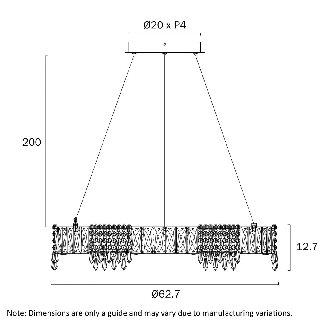 ERIKA 1 TIER PENDANT LIGHT Pendant