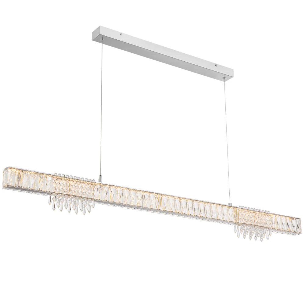 ERIKA LINEAR PENDANT LIGHT Chrome Pendant