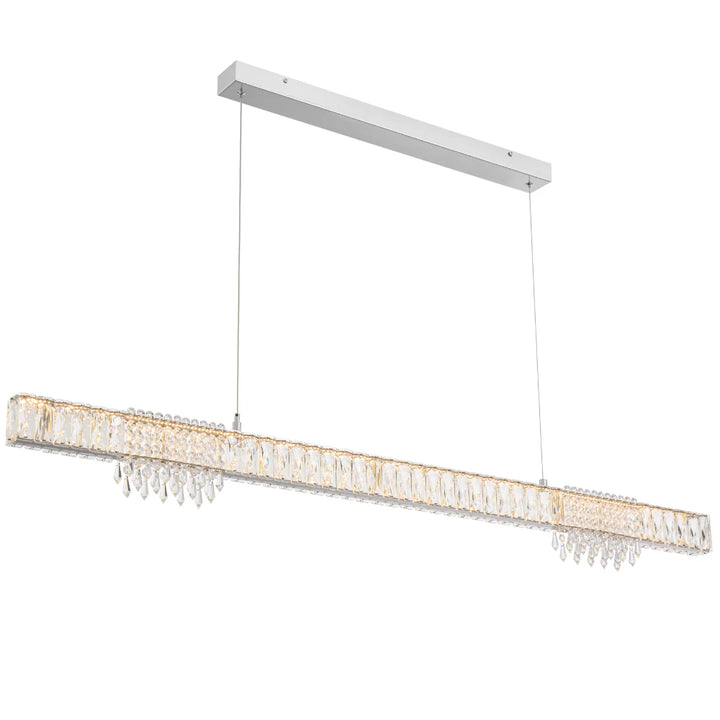 ERIKA LINEAR PENDANT LIGHT Chrome Pendant