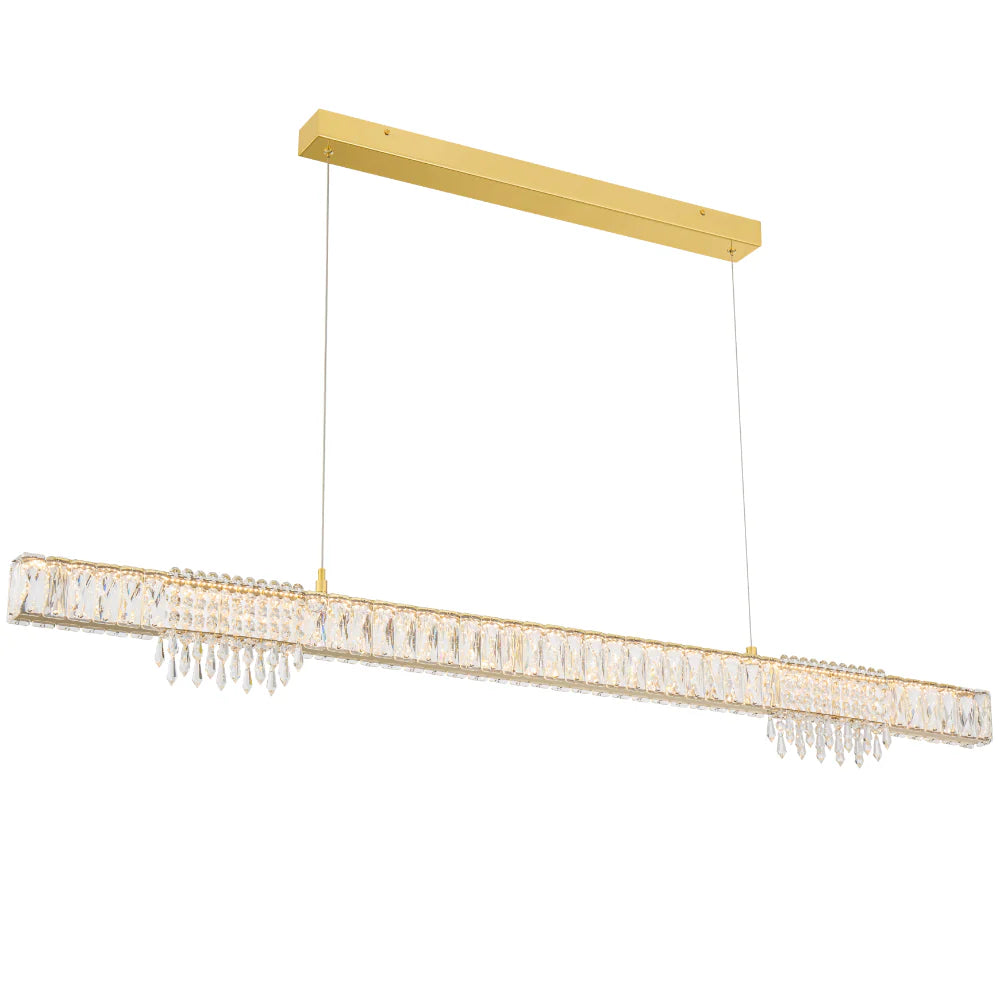 ERIKA LINEAR PENDANT LIGHT Gold Pendant