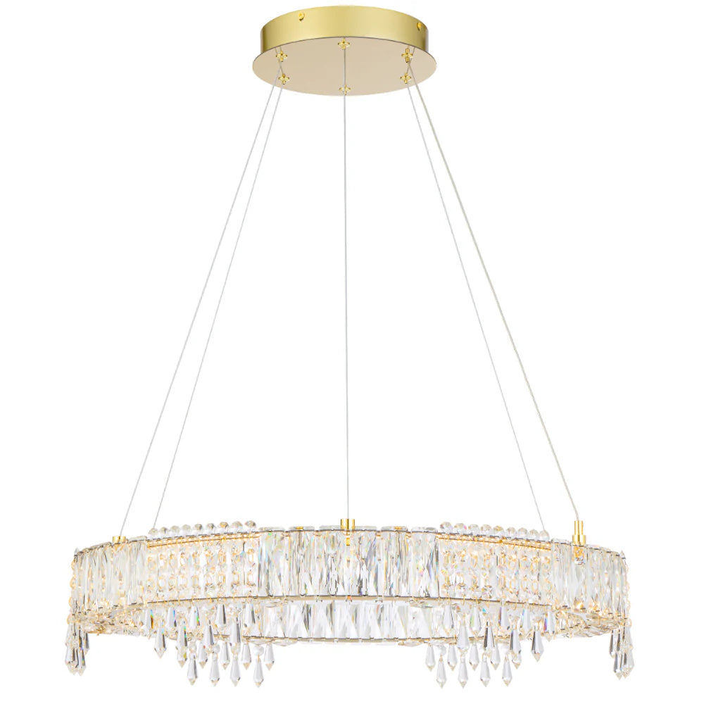 ERIKA 1 TIER PENDANT LIGHT Chrome Pendant