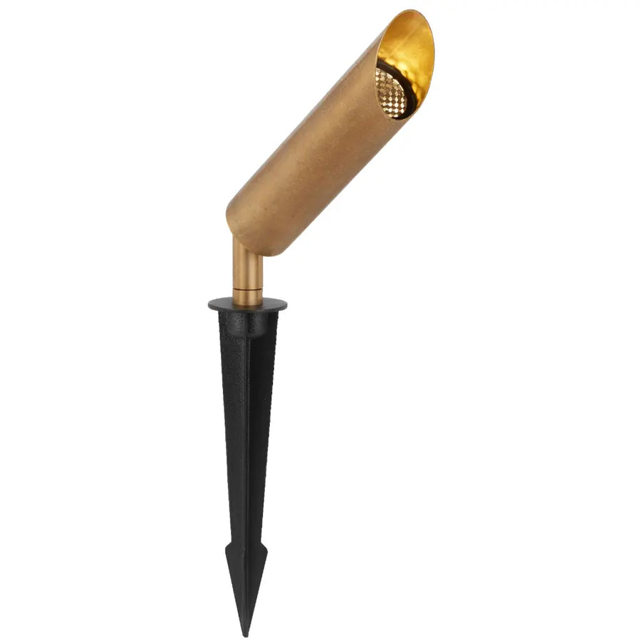 ESLEN 24V EXTERIOR LED SPIKE SPOT LIGHT Natural Brass Spike light