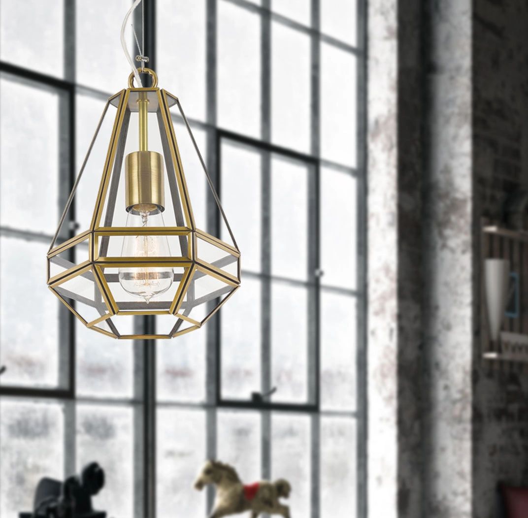 TELBIX ESPADA SOLID BRASS 30 PENDANT