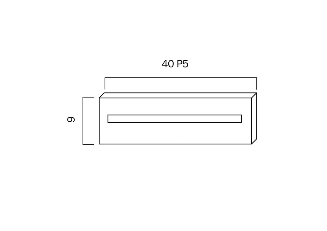 ESTA 7w/15w WALL LIGHT