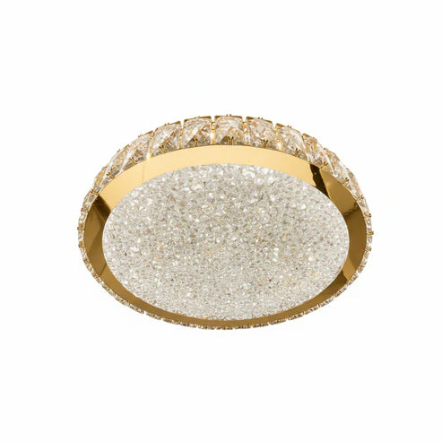 EDAN Crystal Ceiling Light Tri-Colour LED 400mm (Gold)